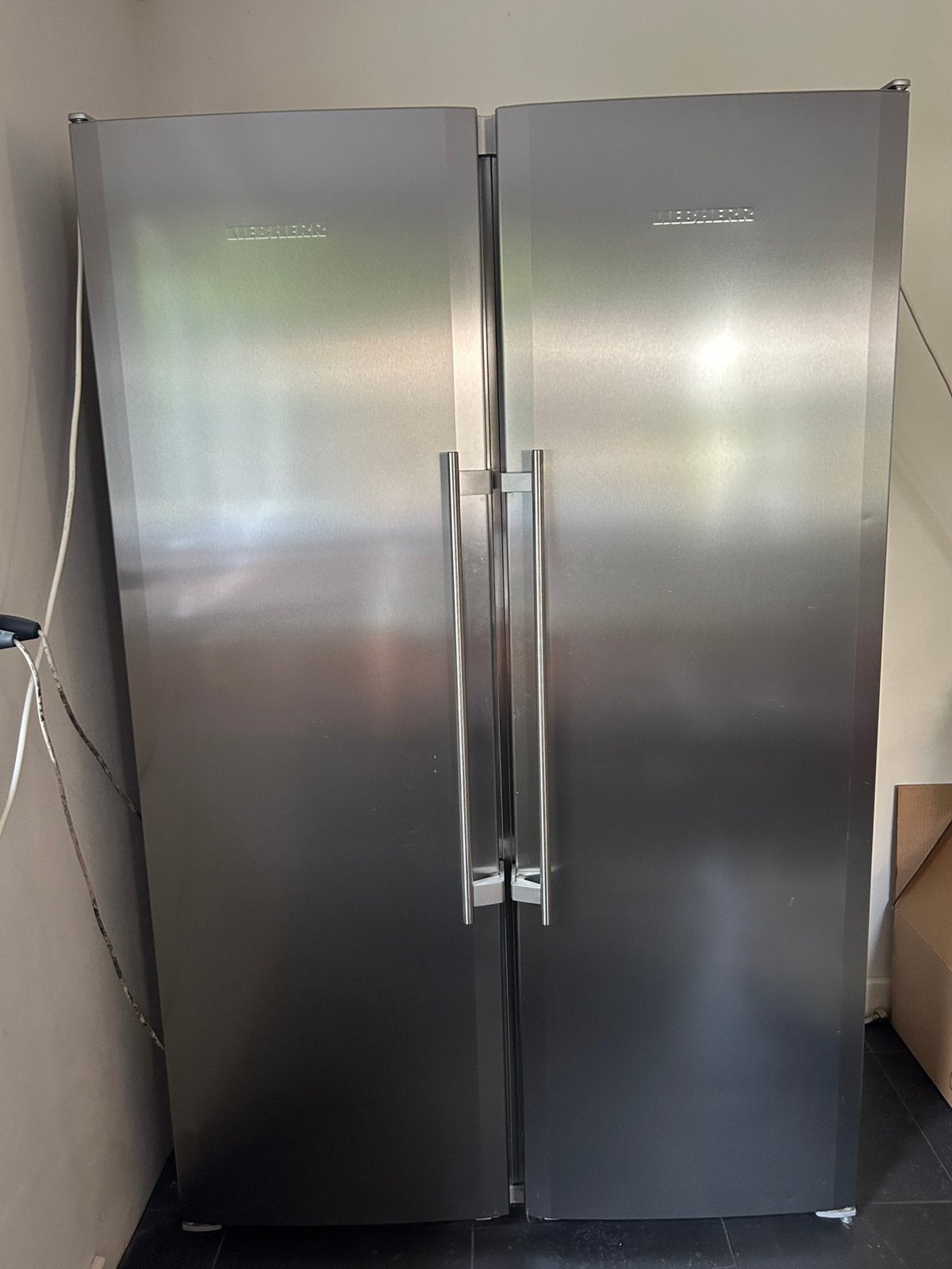 Liebherr Premium Side-by-Side–BioFresh–NoFrost–IceMaker-RVS, Ophalen, 200 liter of meer, 60 cm of meer, Met aparte vriezer