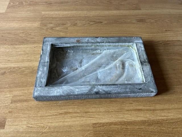L45-houten decoratie plateau 22x14cm, Ophalen of Verzenden, Gebruikt