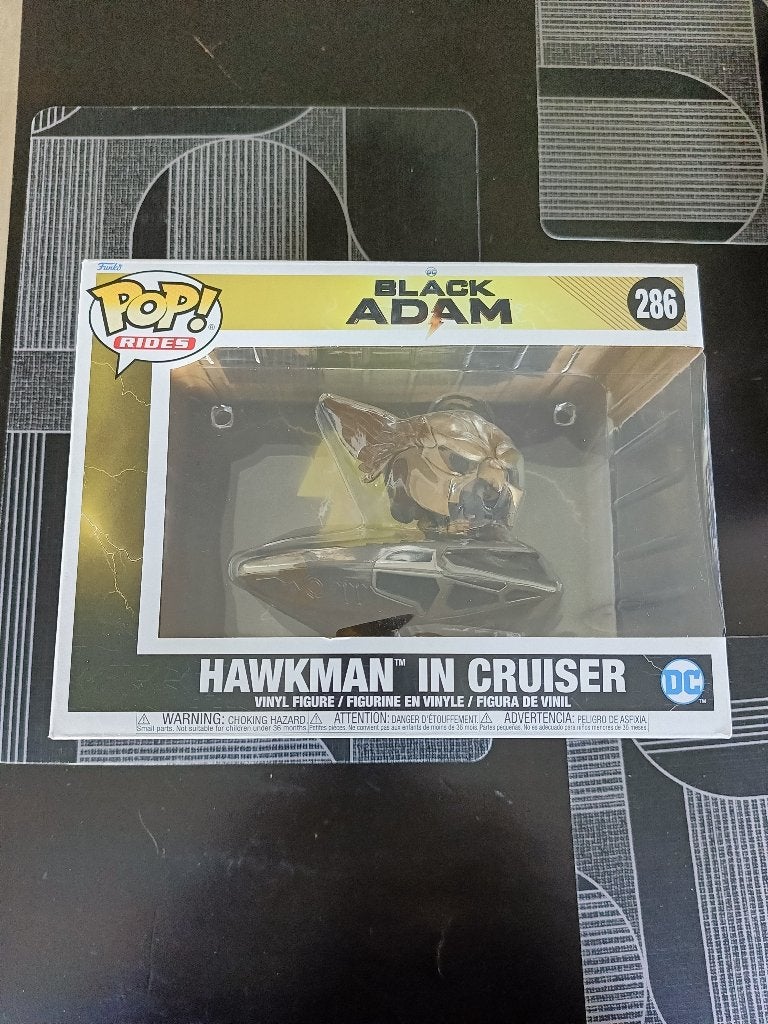 New Nieuw Funko Pop! Pop Rides Hakwman in Cruiser 286 DC, Ophalen of Verzenden, Nieuw