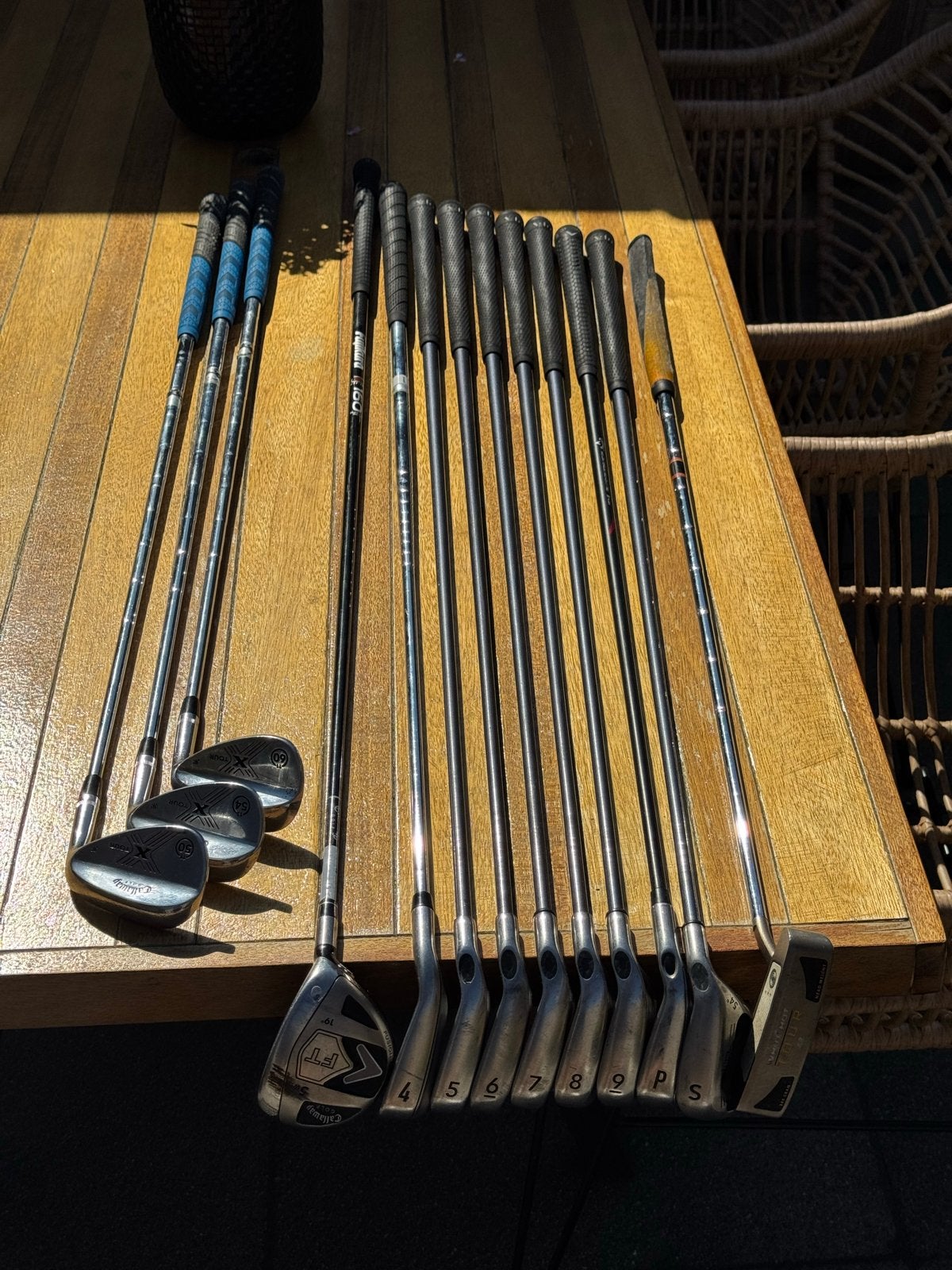 Complete Callaway Golfset + Odyssey Putter + Tas, Ophalen of Verzenden, Gebruikt, Set, Callaway