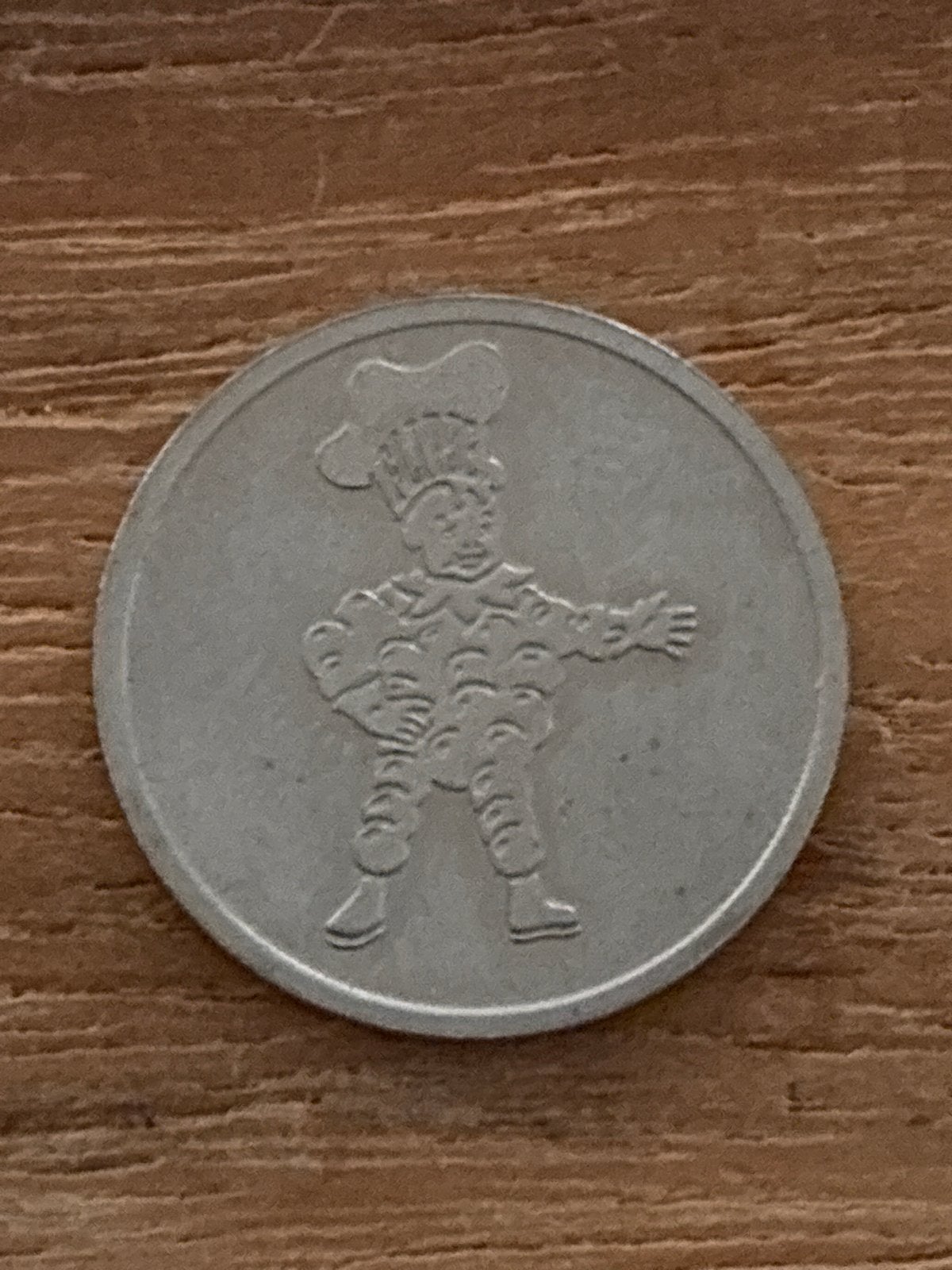 Muntje Flipje Tiel de Betuwe, Ophalen