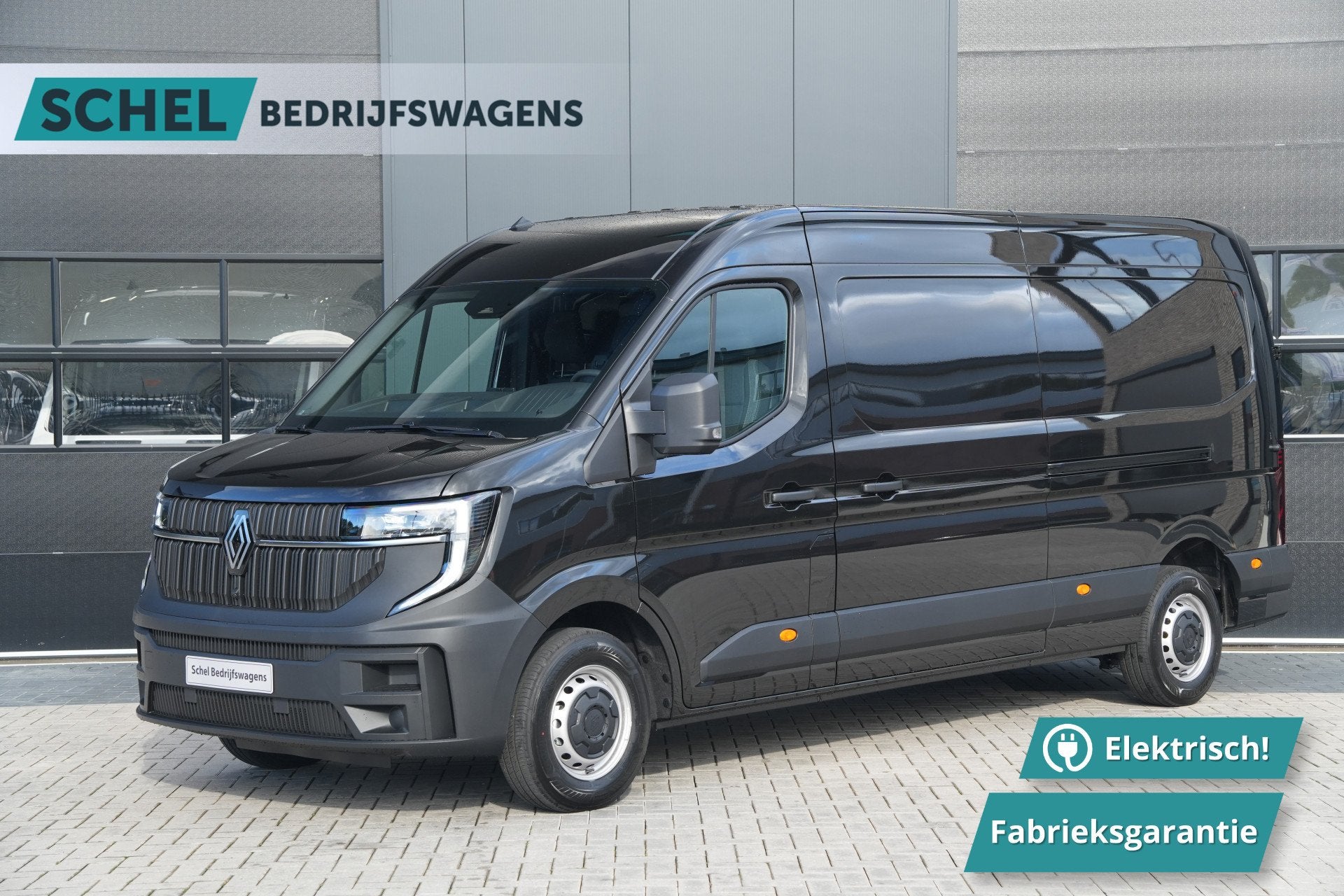 Renault Master E-Tech T35 L3H2 Advance Long Range 87 kWh 143, Auto's, Zwart, Renault, Leder en Stof, Zwart