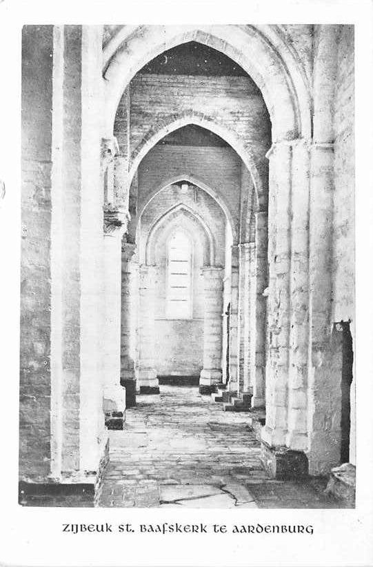377-663-023 Aardenburg  St Baafskerk, Verzenden, Voor 1920, Zeeland