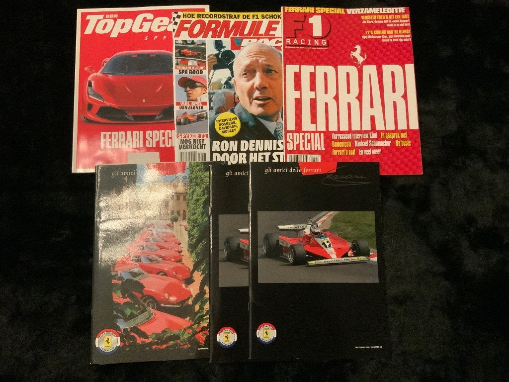 FERRARI Magazines - inclusief Gli Amici della Ferrari, Diverse auteurs, Ophalen of Verzenden, Zo goed als nieuw, Ferrari