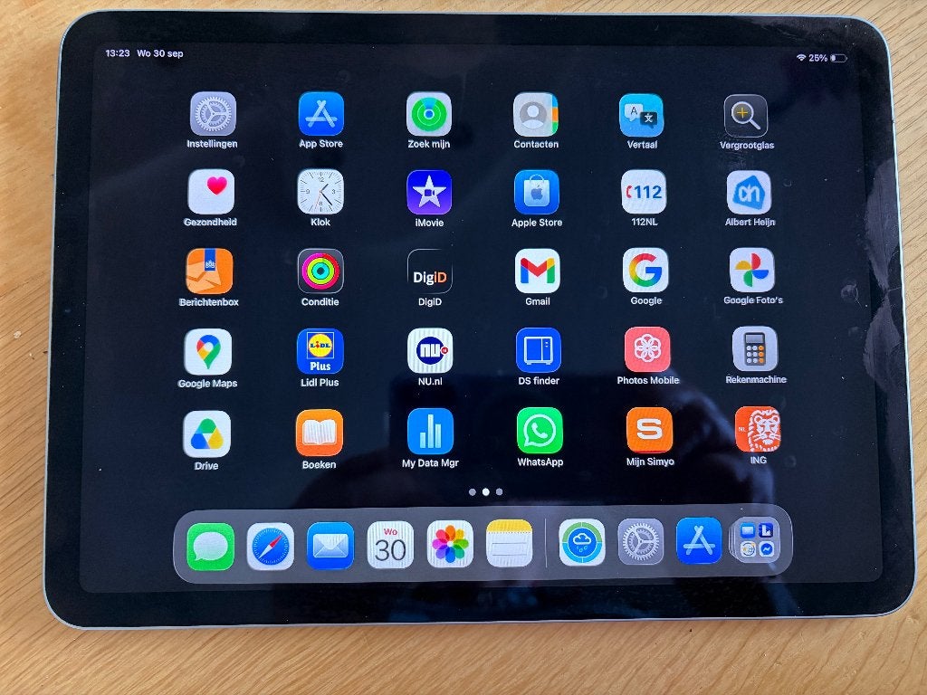 iPad Air 10,9” 64 Gb WiFi (4de generatie) kleur Zilver