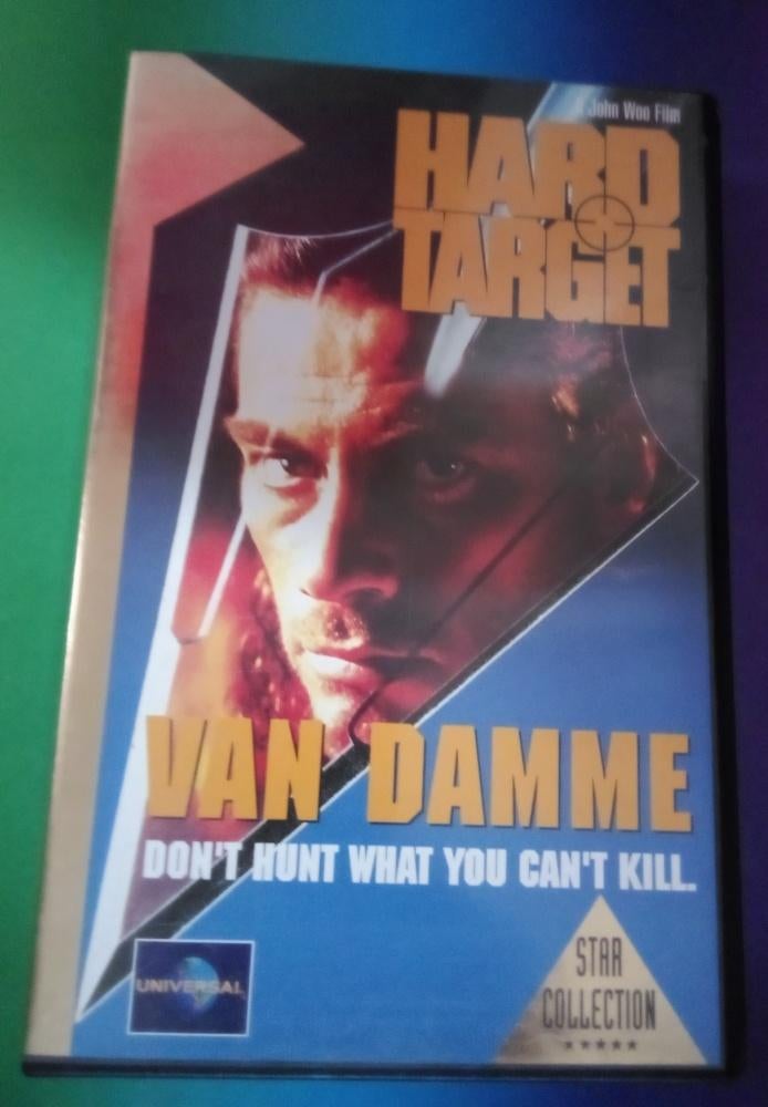 VHS - Hard Target | Jean- Claude van Damme - Koopvideo, Cd's en Dvd's, VHS | Film, Vanaf 16 jaar, Verzenden, Zo goed als nieuw