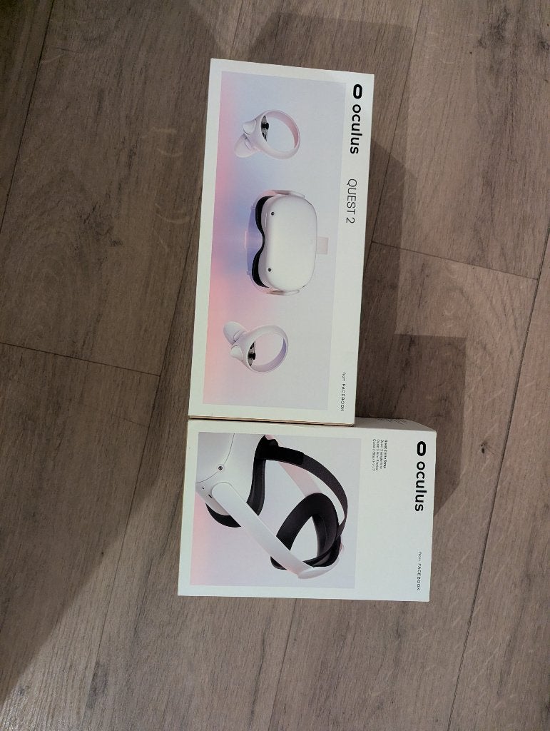 Oculus Quest 2 VR-bril met Elite Strap - Nooit gebruikt, Ophalen, Nieuw, VR-bril, Overige platformen
