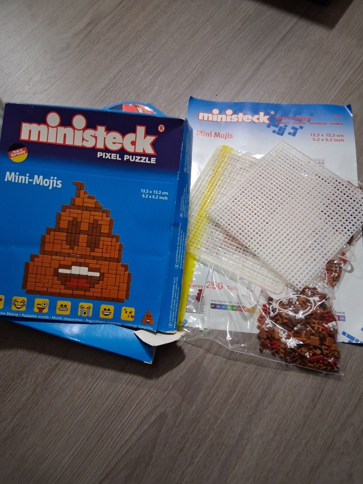 Ministeck Mini-Mojis Drolletje Pixel Puzzle, Ophalen of Verzenden, Gebruikt, Box-set