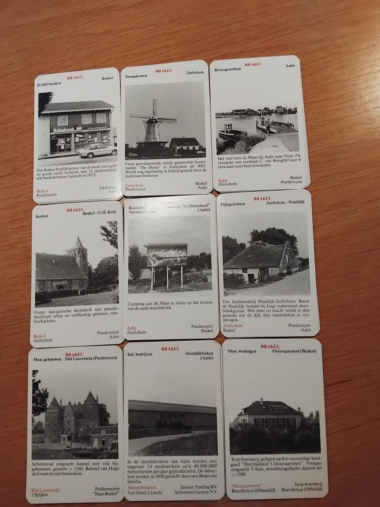 Kwartetspel Brakel - Nostalgisch kwartet zgan, Verzamelen, Speelkaarten, Jokers en Kwartetten, Ophalen of Verzenden, Zo goed als nieuw
