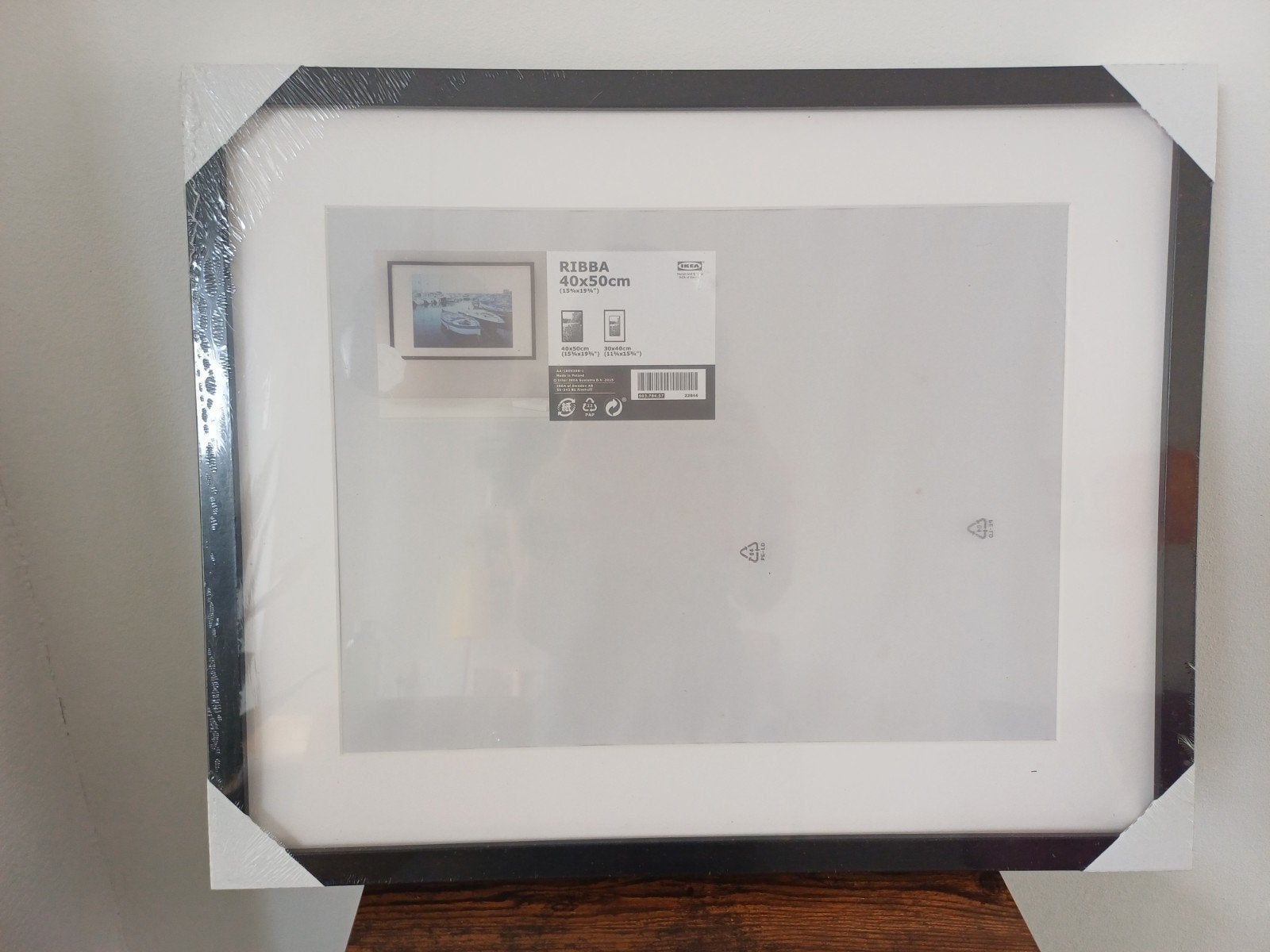 Ribba fotolijst 40x50 zwart, Audio, Tv en Foto, Fotografie | Fotolijsten, Hout, Nieuw, Ophalen of Verzenden, Zwart