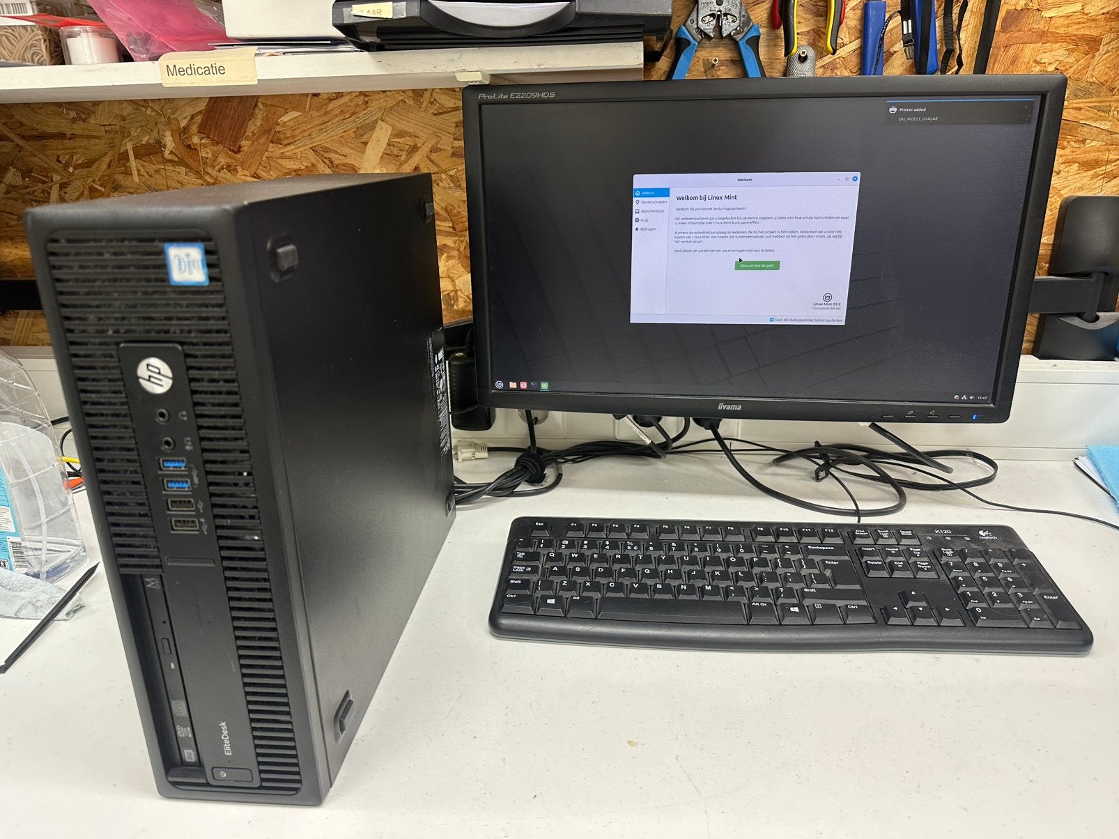 Snelle HP i5 Desktop PC – 240GB SSD – 8GB RAM, Computers en Software, Ophalen, 8 GB, Zo goed als nieuw, SSD