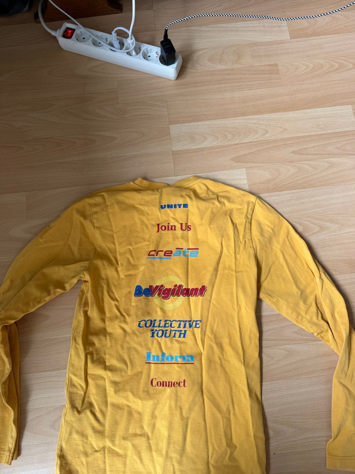 Daily Paper longsleeve geel - Maat XS, Ophalen of Verzenden, Gedragen, Maat 46 (S) of kleiner, Geel
