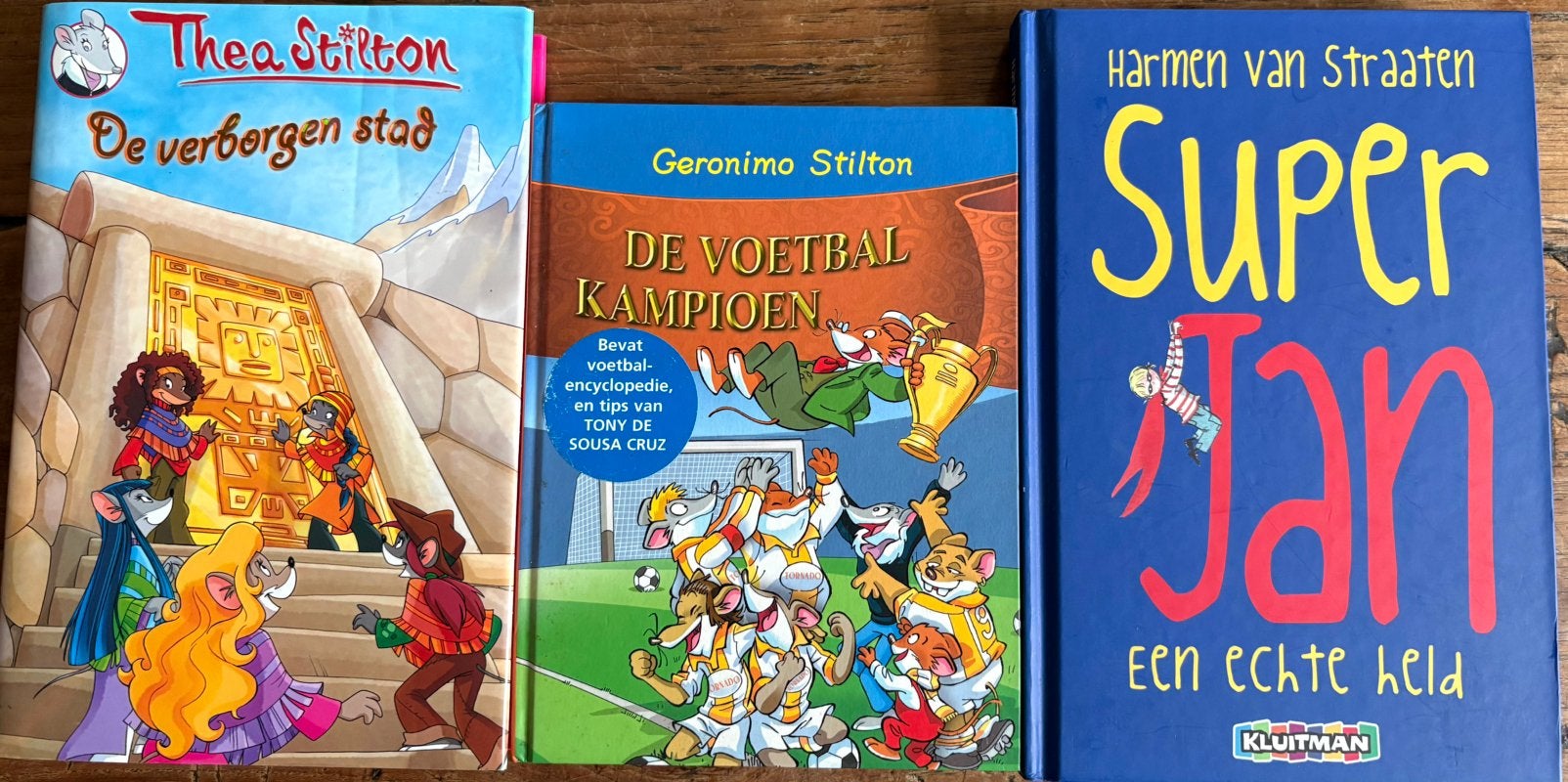 Geronimo en Thea Stilton en Super Jan, Boeken, Ophalen of Verzenden, Zo goed als nieuw