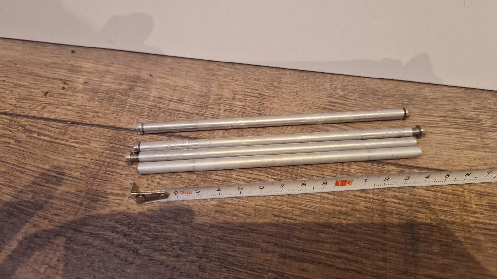 121 Wedico trailer as (3 stuks), Elektro, Gebruikt, Ophalen of Verzenden, Schaal 1:16