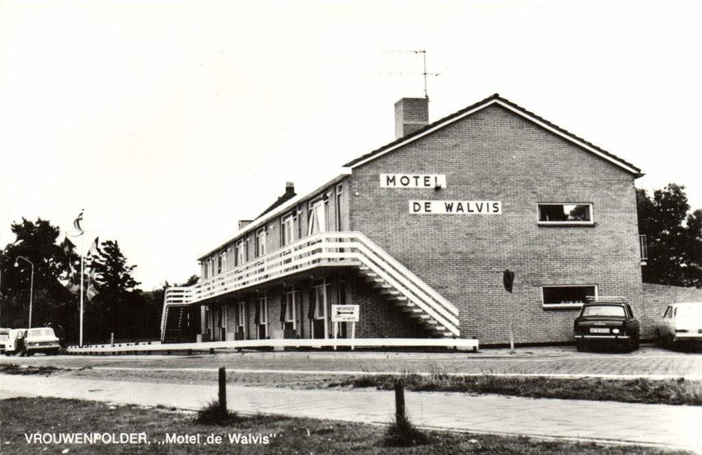 Vrouwenpolder, Motel de Walvis - ongelopen, Verzenden, 1960 tot 1980, Ongelopen, Zeeland