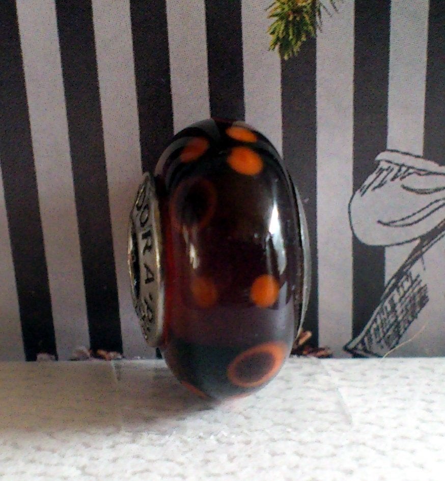 Murano Glazen Coffee bubble van Pandora, Sieraden, Tassen en Uiterlijk, Bedels, Pandora, Nieuw, Ophalen of Verzenden, 1 bedel