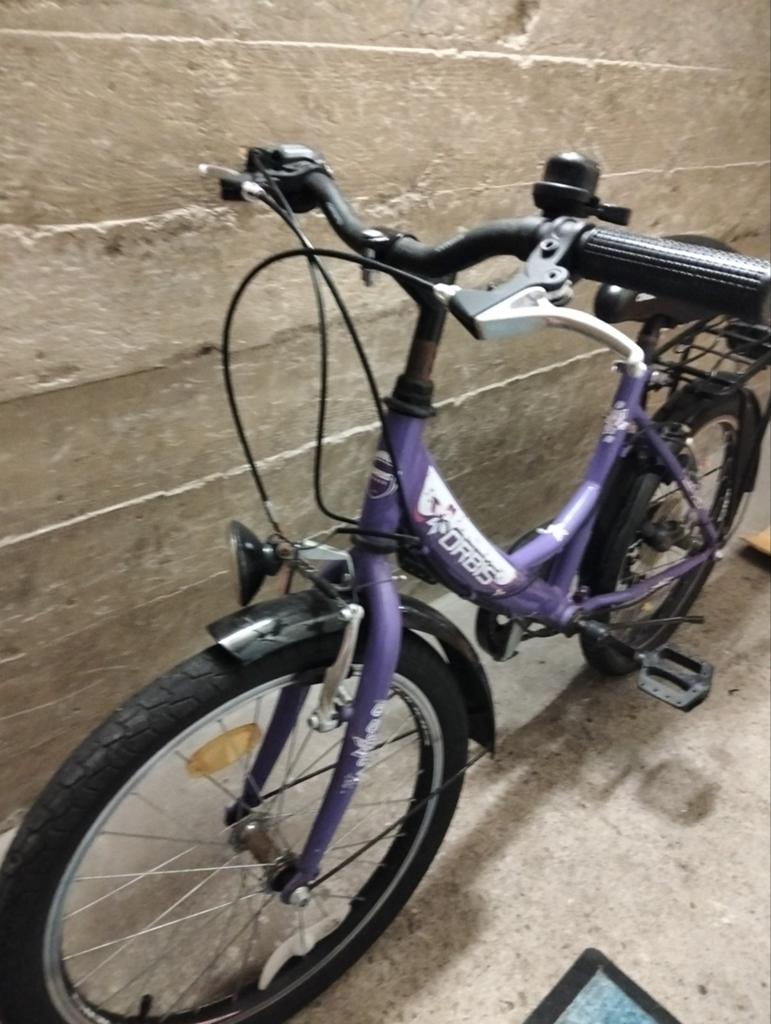 Orbis kinderfiets 20 inch paars met versnellingen, Orbis, Gebruikt, Velgrem, Versnellingen