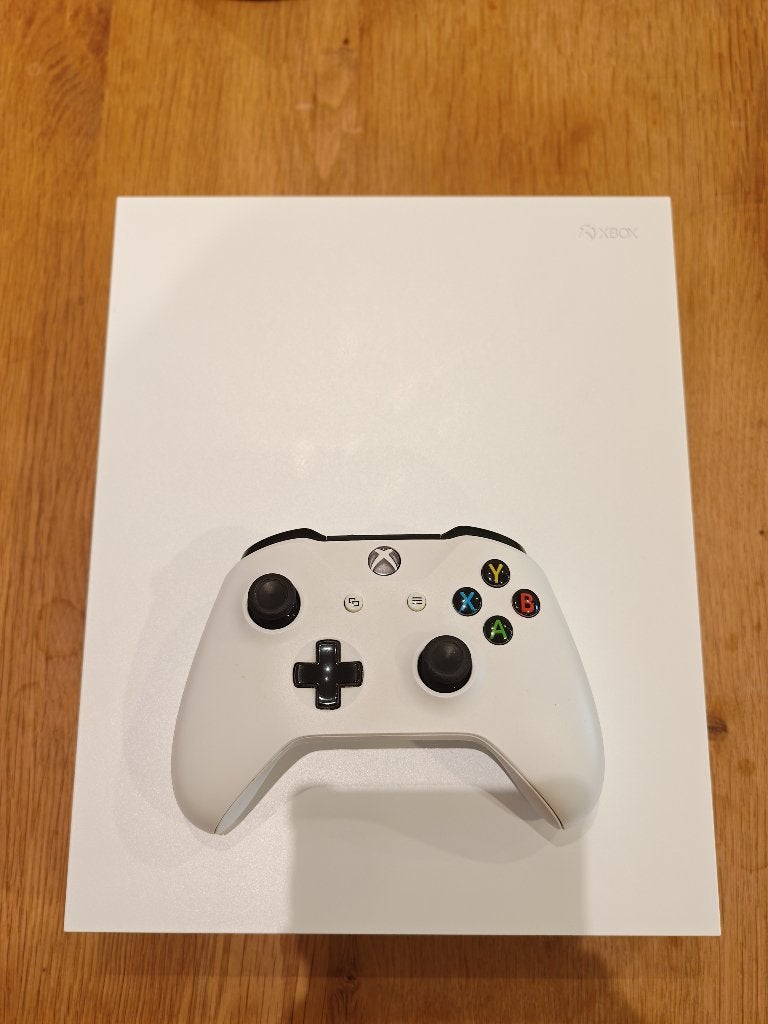 Xbox One X White, Ophalen of Verzenden, Gebruikt, Controller, Xbox Original