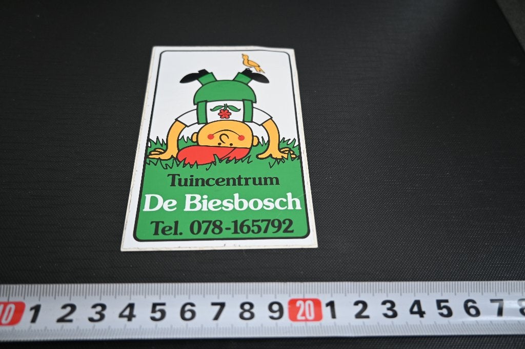 sticker Dordrecht Tuincentrum DE BIESBOSCH 078-165792, Ophalen, Zo goed als nieuw