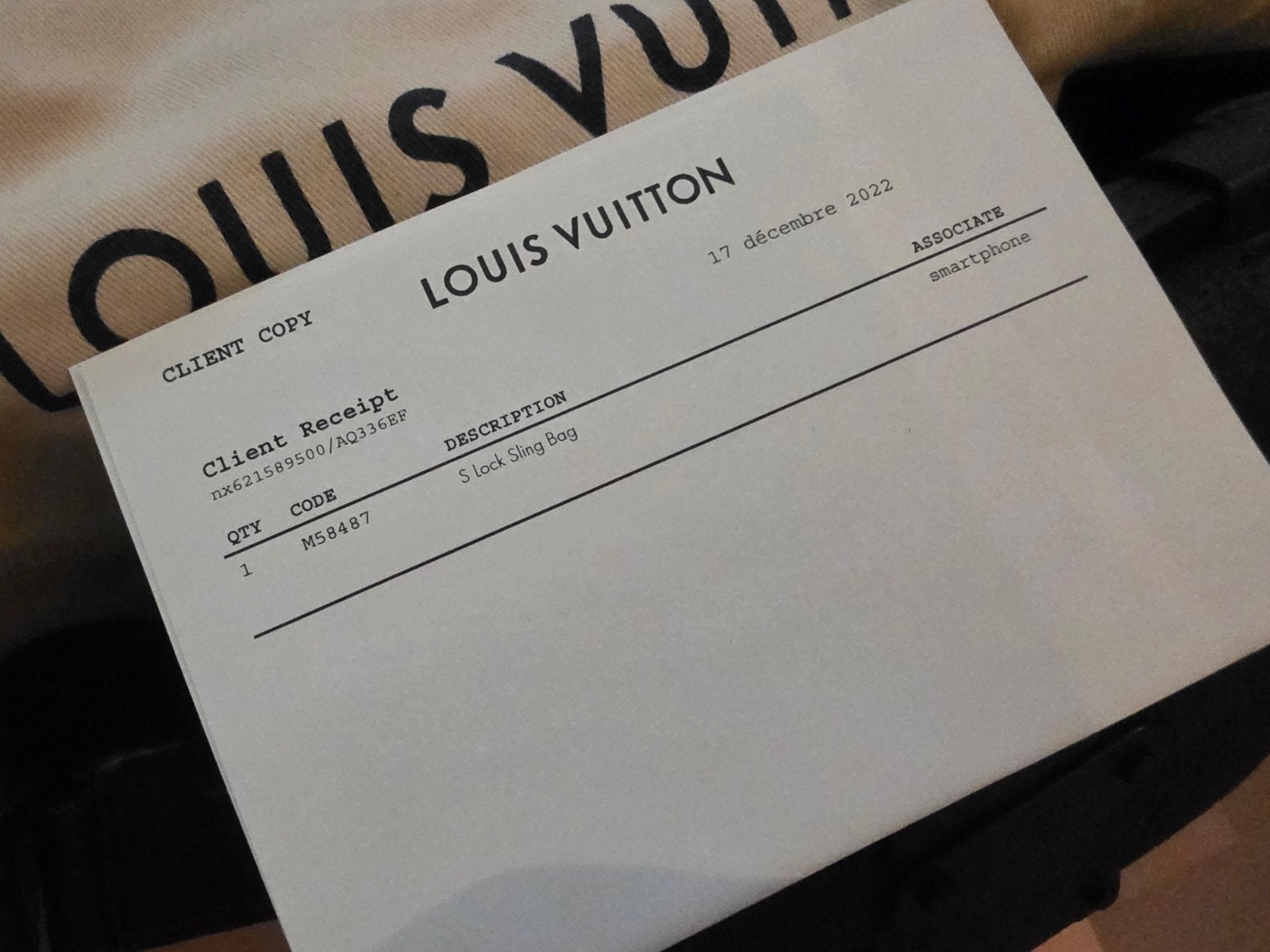 Louis Vuitton S Lock Sling Bag Zwart Leer, Ophalen, Zo goed als nieuw, Zwart, Schoudertasje