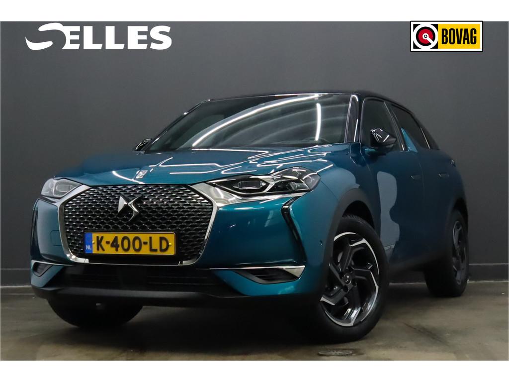 DS DS 3 Crossback 1.2 PureTech Grand Chic Camera | Applecarp, Auto's, DS, Gebruikt, 1199 cc, Blauw, 1180 kg