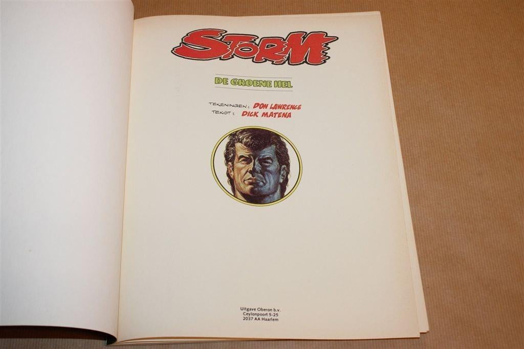 Storm 4 — De Groene Hel [1e Druk 1980], Boeken, Eén stripboek, Ophalen of Verzenden, Gelezen