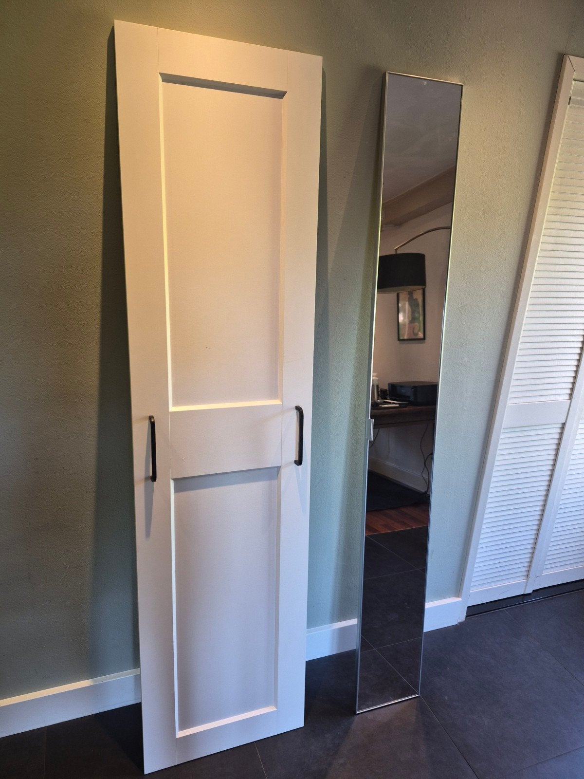 2 deuren voor IKEA PAX kast. Gewone deur en spiegel variant, Ophalen, Minder dan 25 cm, 50 tot 100 cm, 200 cm of meer