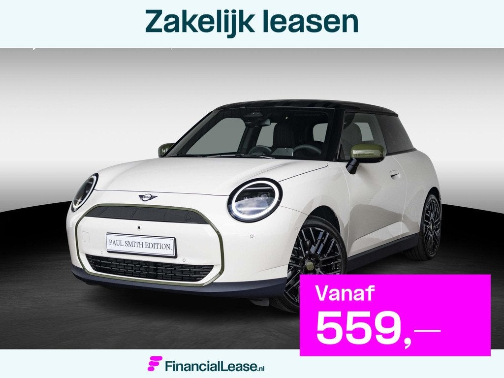 MINI 3-Deurs Cooper SE Paul Smith L-pakket | Stoel & Stuurve, Gebruikt, 4 stoelen, Leder en Stof, 218 pk