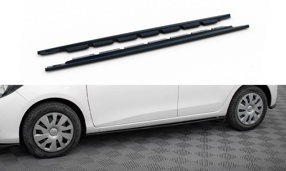 Voorlip spoiler sideskirt achterlip - Toyota Yaris 14-17, Auto diversen, Ophalen of Verzenden