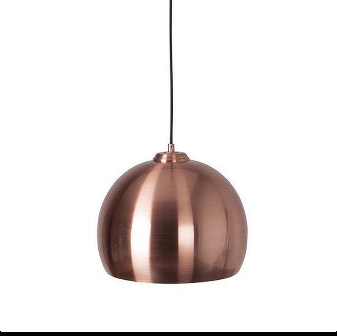 2x Koperen Hanglamp Zuiver - Modern Design, Ophalen of Verzenden, Zo goed als nieuw, Metaal, E27 (groot)