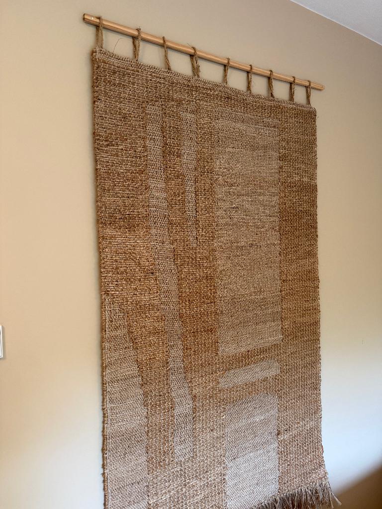 Ferm Living wandkleed Jute, nieuwprijs 180EU, Boho, Wandkleed, Nieuw, Natuurlijk materiaal