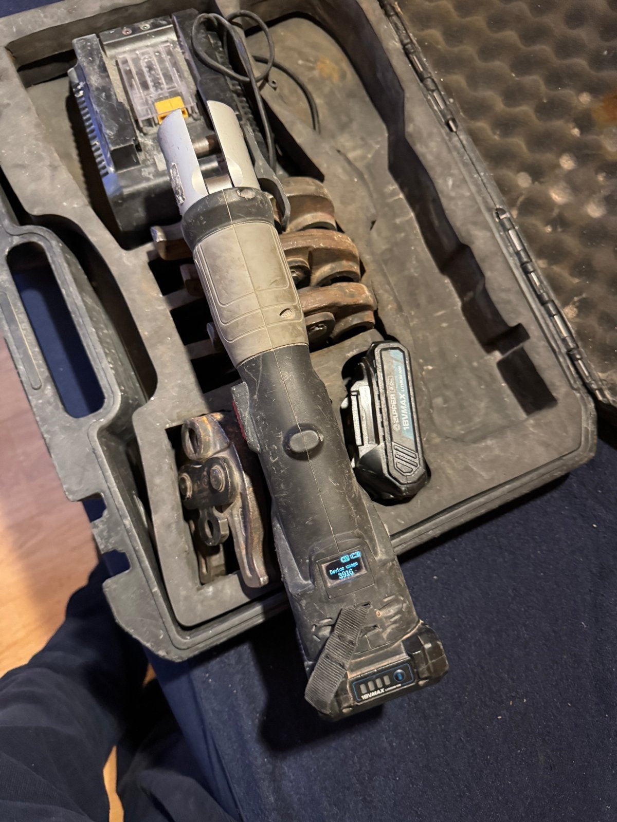 Press pipe machine met toebehoren, Ophalen of Verzenden, Gebruikt