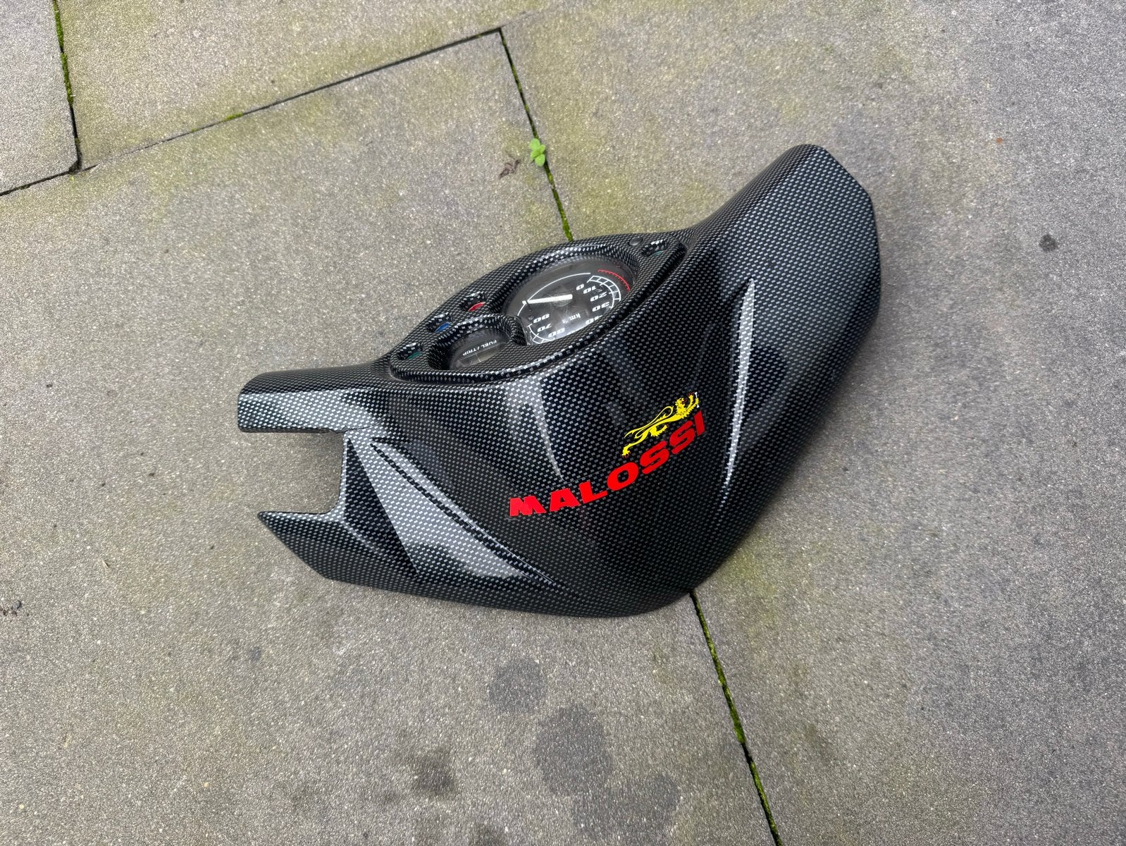 Yamaha Jog Stuurkap Carbon met Kilometerteller, Ophalen of Verzenden, Gebruikt, Kap