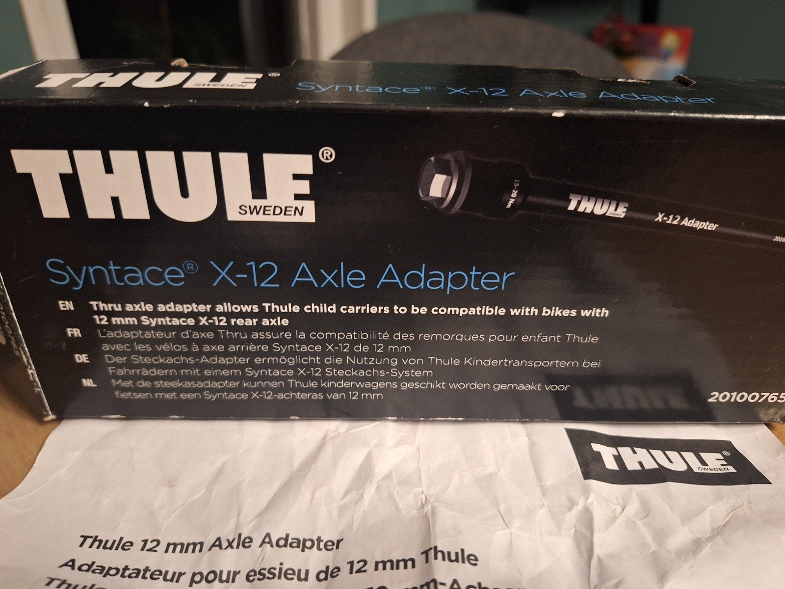 Thule Syntace X-12 Adapter voor kinderdragers, Ophalen of Verzenden, Nieuw, Thule