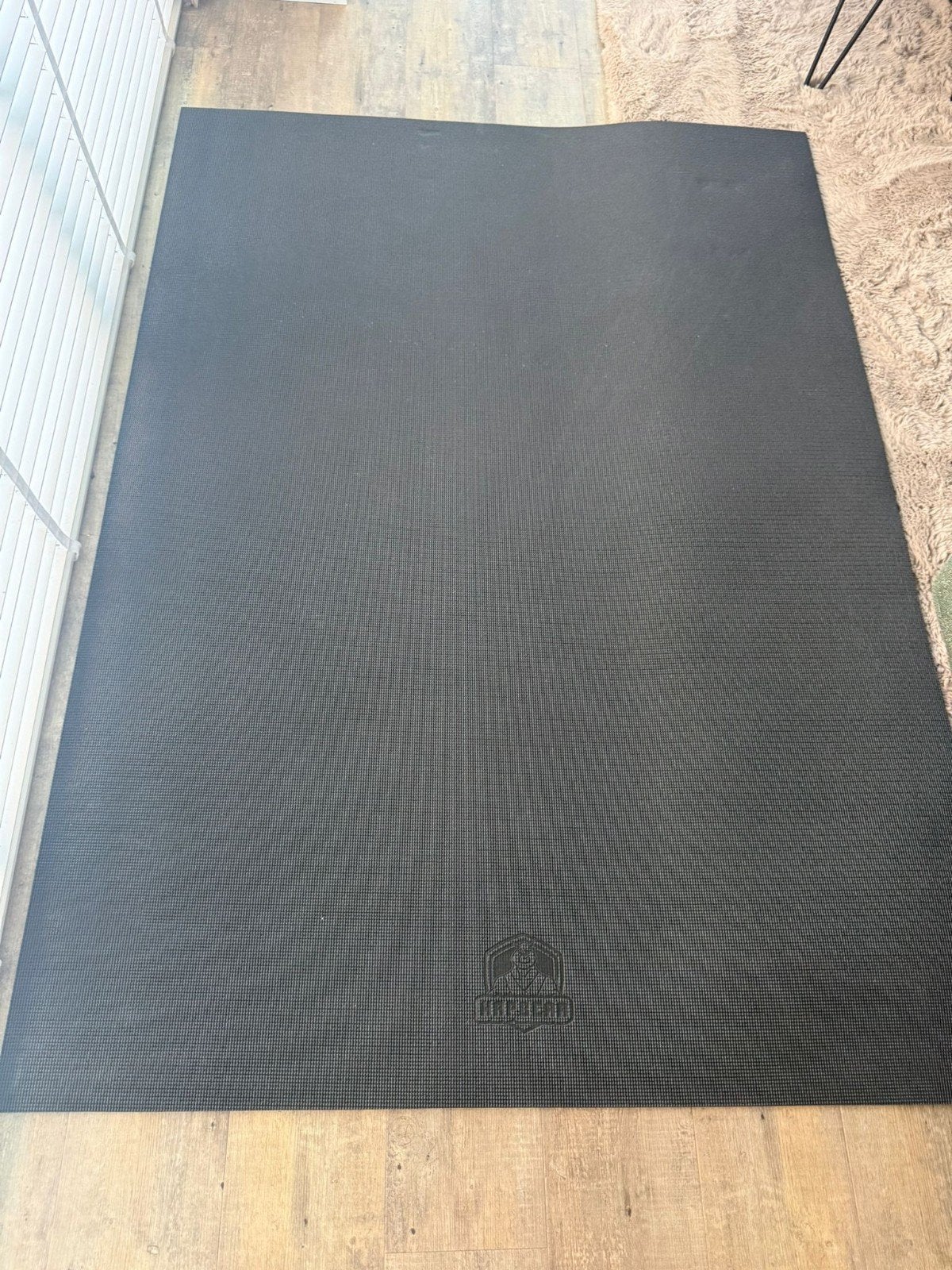 Hapbear Fitnessmat / Vloerbeschermer voor Thuisgym, Ophalen, Gebruikt, Benen, Fitnessmat
