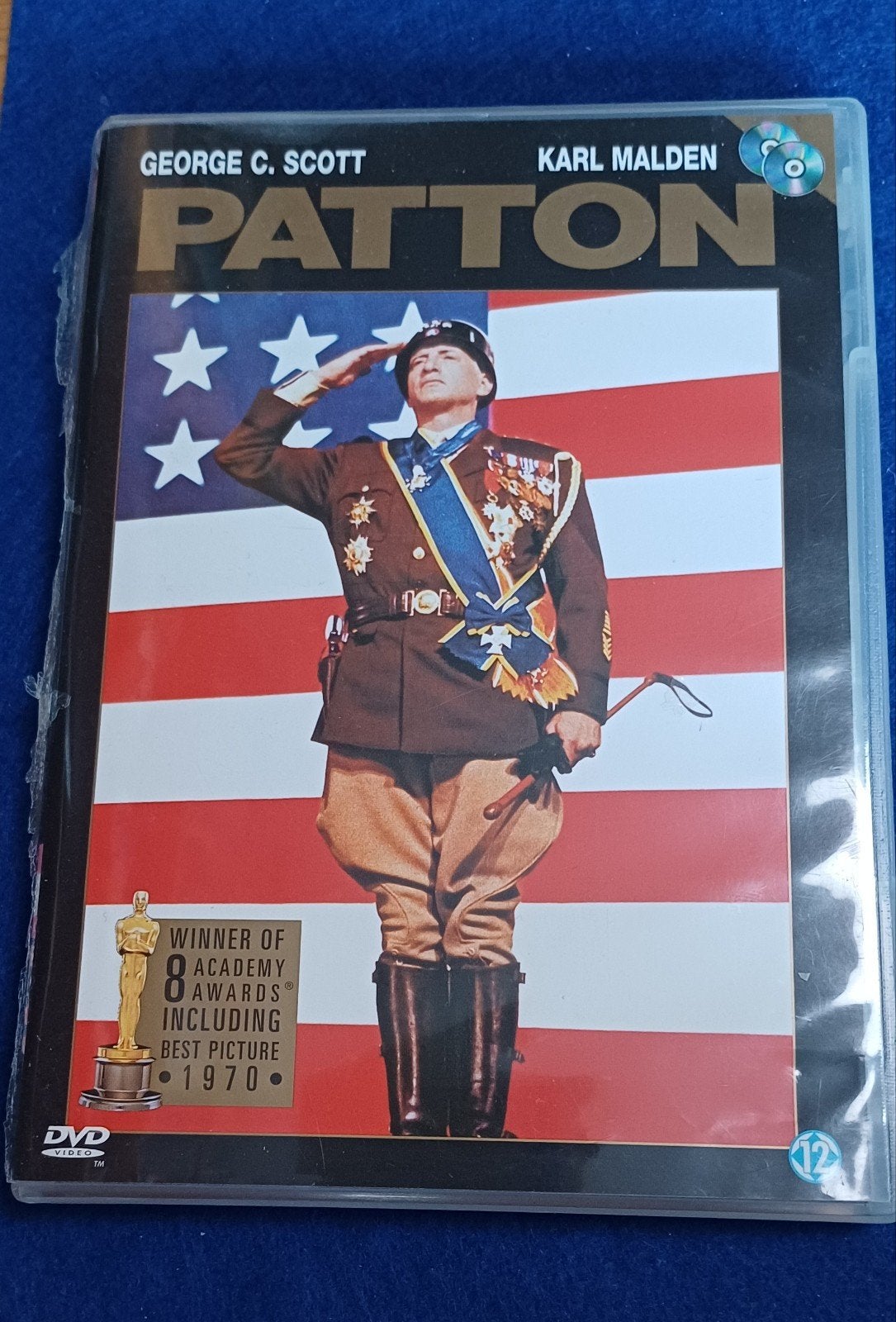 Patton DVD - (beschermfolie beschadigd), Alle leeftijden, Ophalen of Verzenden