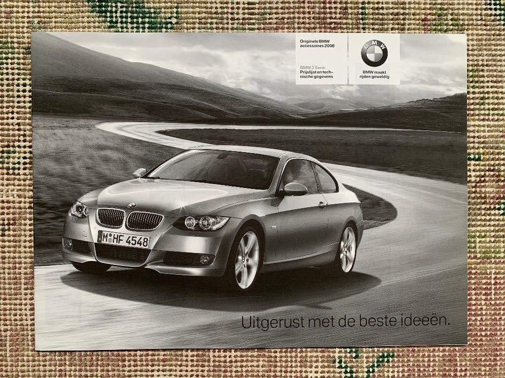 Nederlandse prijslijst BMW 3-serie E90 E91 accessoires 2007, Boeken, Nieuw, Ophalen of Verzenden, BMW, BMW