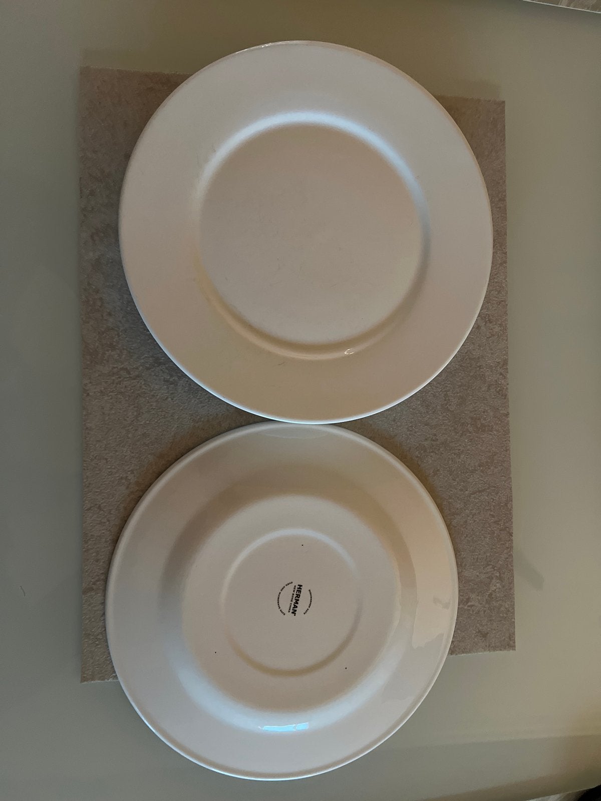 Witte borden van Herman den Blijker - Nieuwstaat, Villeroy & Boch, Ophalen of Verzenden, Zo goed als nieuw, Bord(en)