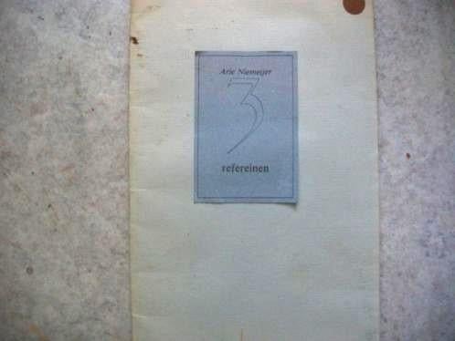 Refereinen, Arie Niemeijer, gedichten, Gelezen, Ophalen of Verzenden, Arie Niemeijer, Eén auteur
