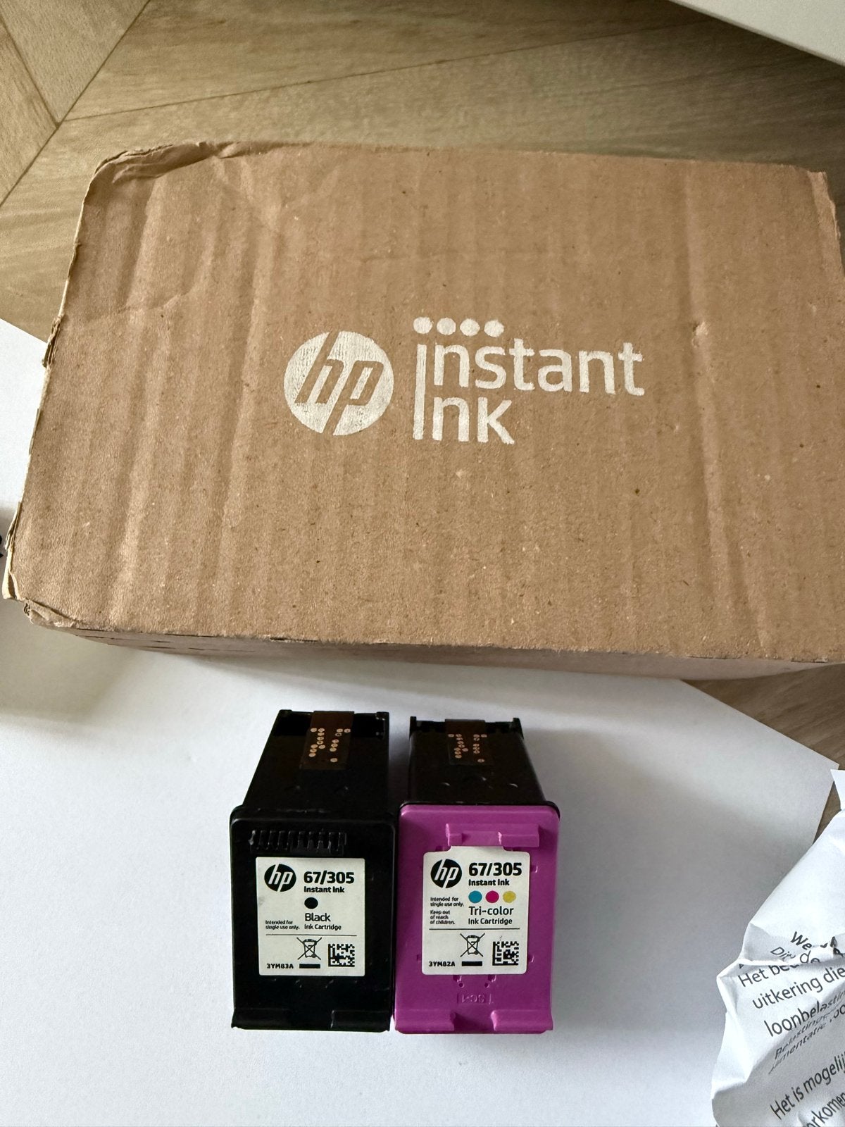 (HP 67/305 Instant Ink Cartridges (Zwart & Tri-color), Ophalen of Verzenden, Nieuw