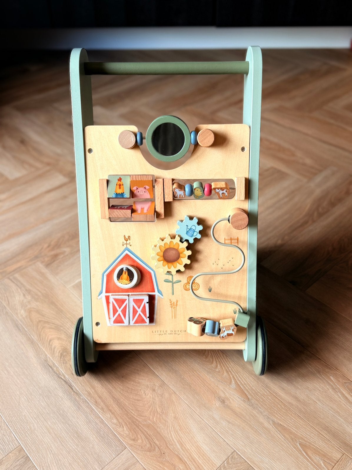 Little dutch loopwagen, Kinderen en Baby's, Ophalen, Zo goed als nieuw, Duw- of Trekspeelgoed