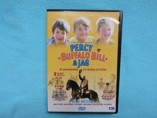Zweedse DVD: Percy, Buffalo Bill och jag, nr boek Ulf Stark, Alle leeftijden, Bonusmateriaal, Ophalen of Verzenden, Zo goed als nieuw