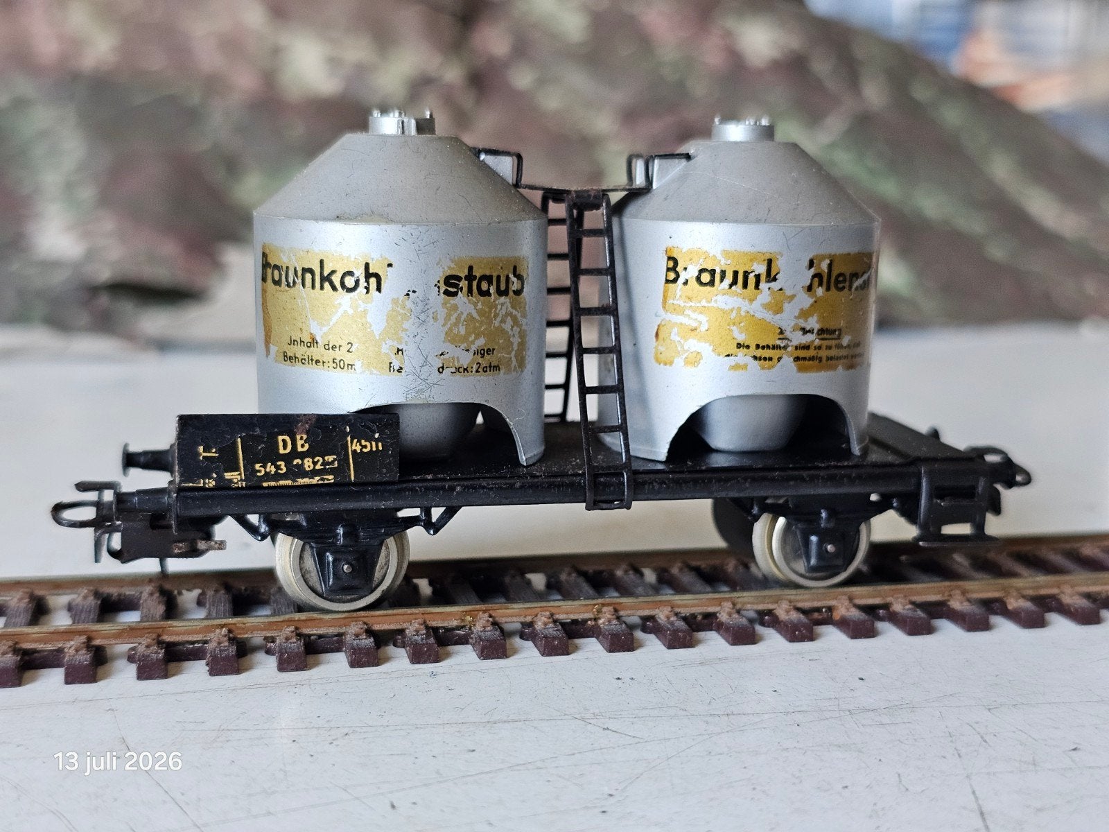 Märklin H0 wagon bruinkool stof - modeltrein, Wisselstroom, Gebruikt, Wagon, Ophalen of Verzenden