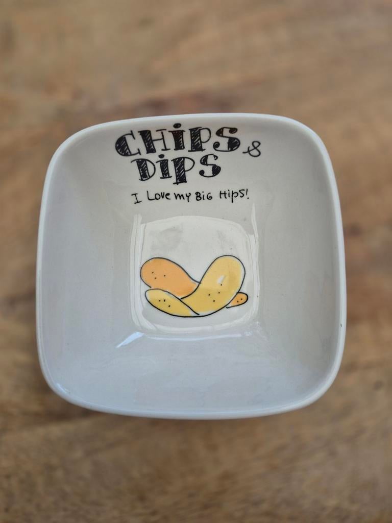 Blond Amsterdam Chips&Dips bakje, Huis en Inrichting, Keuken | Servies, Zo goed als nieuw, Kom(men), Blond Amsterdam, Aardewerk