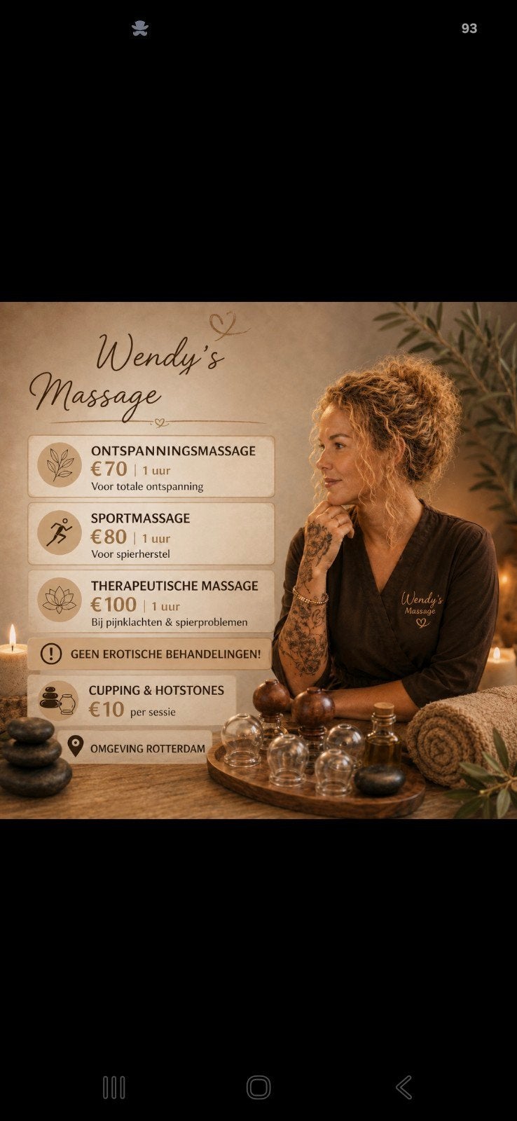 massage masseuse ontspanning, Ontspanningsmassage