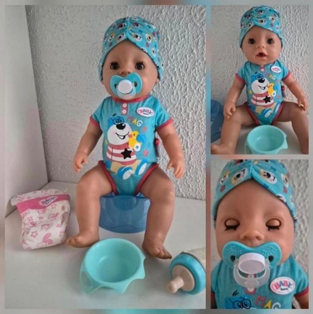 Baby Born pop Soft Touch Magic Boy Babyborn., Ophalen of Verzenden, Zo goed als nieuw, Babypop