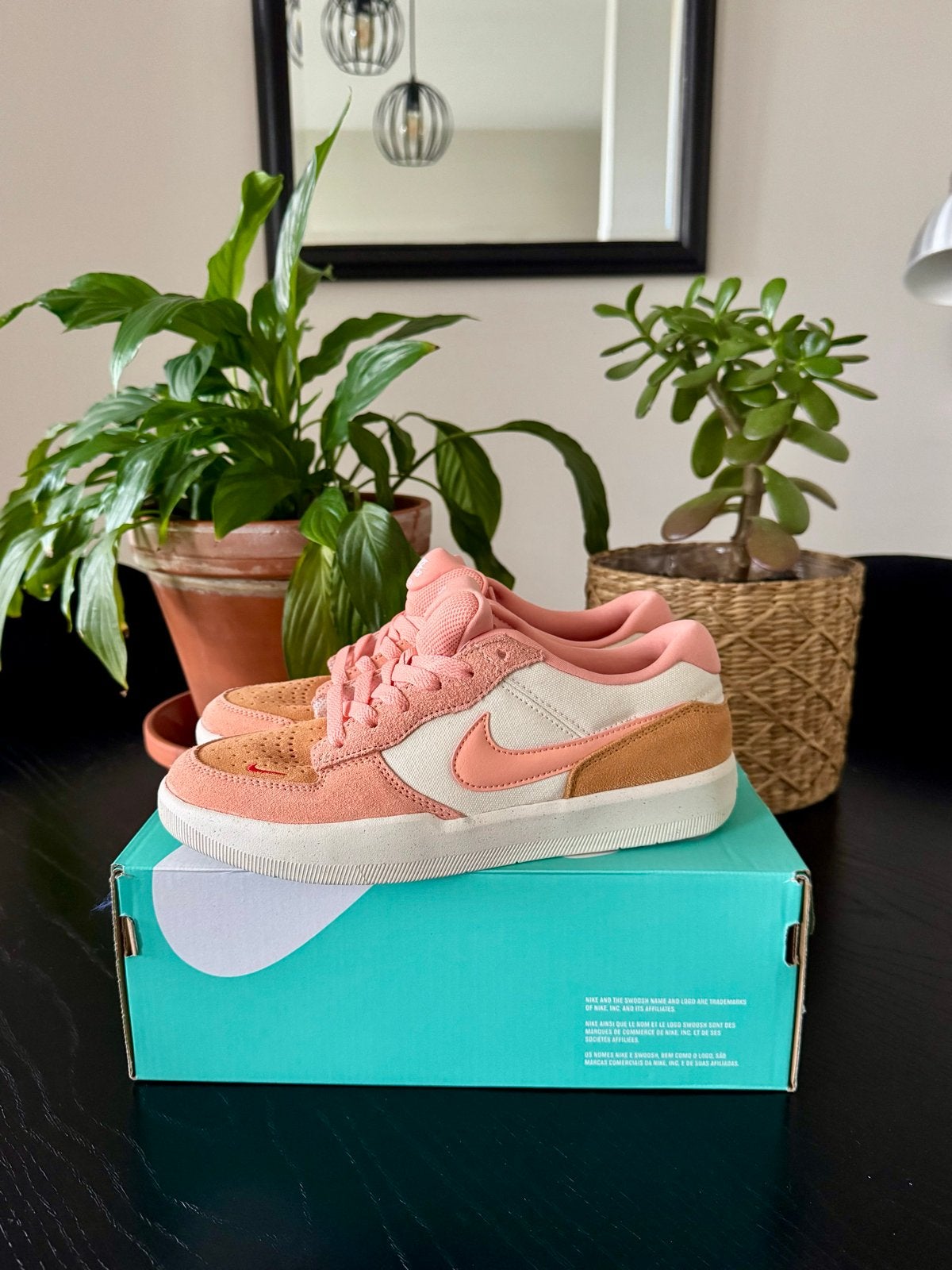 NIEUWE NIKE SB FORCE 58 PALE IVORY/APRICOT maat 39, Kleding | Dames, Overige kleuren, Nieuw, Ophalen of Verzenden, Sneakers of Gympen