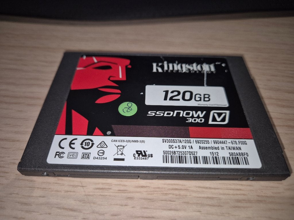 Kingston SSD 120 GB, Intern, Kingston, Info@GreenMillpc.nl, Refurbished