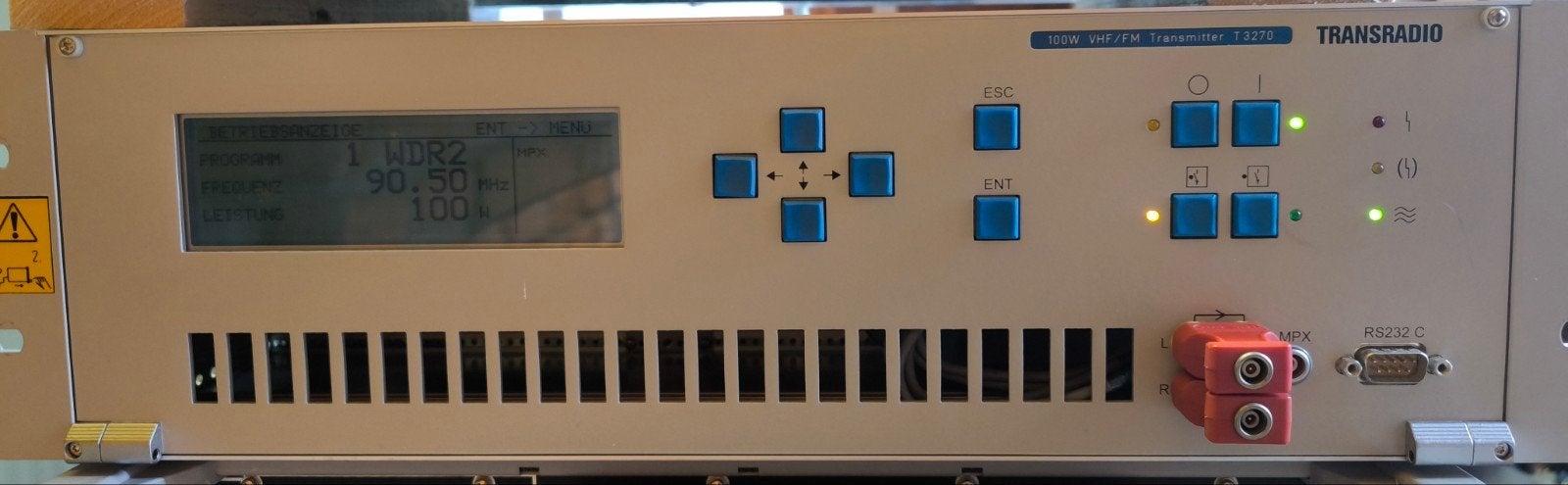 Telefunken/Transradio T3270, Ophalen, Zender