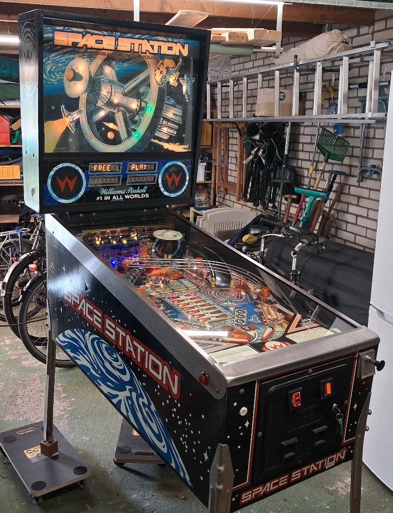 Te koop: Flipperkast Space station Williams 1987, Ophalen, Gebruikt, Elektronisch, Williams